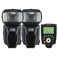 Phottix Juno Li60 Lithium Battery Hot Shoe Flash X2  + Odin II Tx Combo (Pentax)