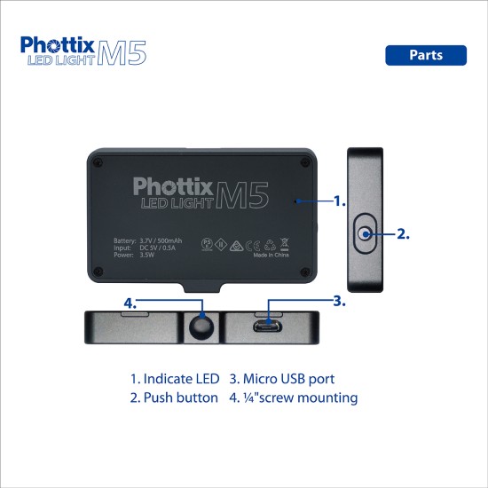 Phottix M5 Camera Assistant Exposure Light