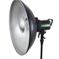 Phottix Pro Beauty Dish MK II with Bowens Speed Ring (51cm, 20" Silver)