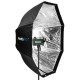 Phottix Extra Large Octa Easy-Up HD Umbrella Softbox with Grid 120cm