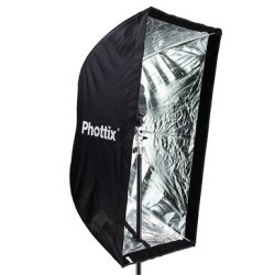 Phottix Easy Up HD Umbrella Softbox with Grid 60x90cm with Varos Pro S Umbrella Adapter (24"x35")