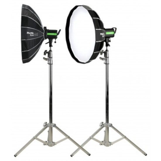 Phottix Rani II 60 Folding Beauty Dish (60cm, 24, Silver, 16-Rod) 雷達罩