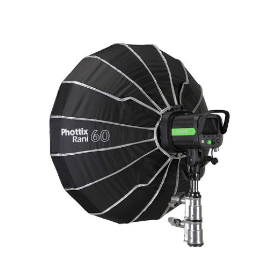 Phottix Rani II 60 Folding Beauty Dish (60cm, 24, Silver, 16-Rod) 雷達罩