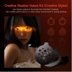 Photoolex ZOOM Light (10W 4 Color - Silicon Gobo) 手電筒四色造影燈