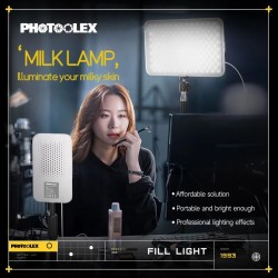 Photoolex Large Milk Tablet Panel Light Desktop Streaming Light Package 奶片美顏方形平板直播LED燈光