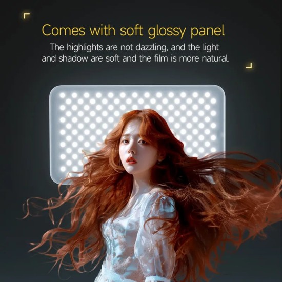 Photoolex Large Milk Tablet Panel Light Desktop Streaming Light Package