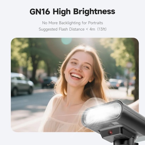 Photoolex Mini Speedlite G01 Hotshoe Flash
